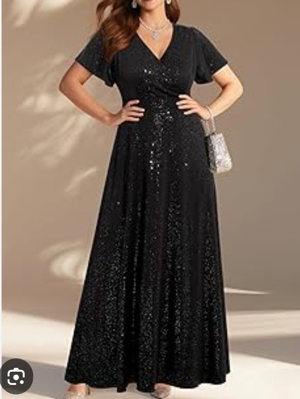 Pinup Fashion Sparkle Formal Dress